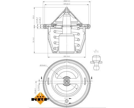 Thermostat, coolant EASY FIT, Image 5