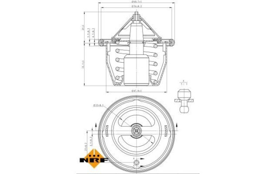 Thermostat, coolant EASY FIT, Image 5