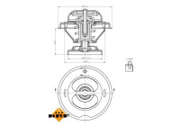 Thermostat, coolant EASY FIT