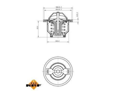 Thermostat, coolant EASY FIT, Image 5