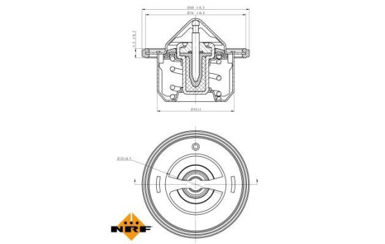 Thermostat, coolant EASY FIT, Image 5