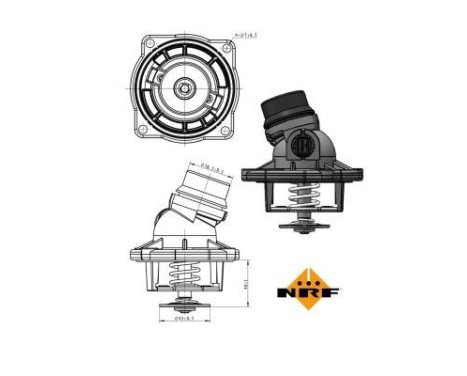 Thermostat, coolant EASY FIT