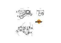 Thermostat, coolant EASY FIT