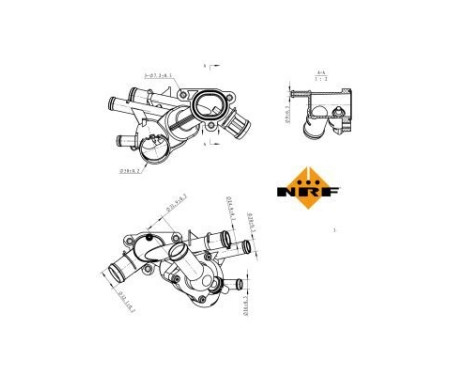Thermostat, coolant EASY FIT