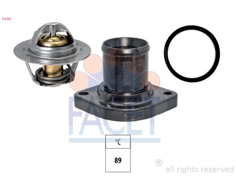 Thermostat, coolant Made in Italy - OE Equivalent 7.8191 Facet