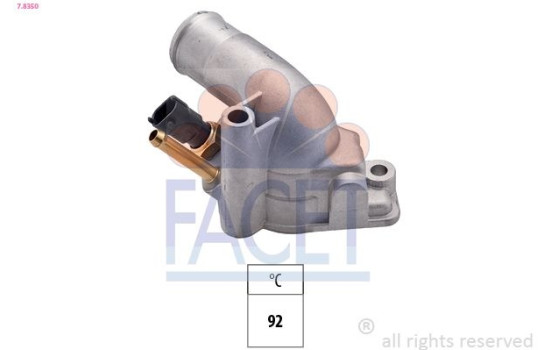 Thermostat, coolant Made in Italy - OE Equivalent 7.8350 Facet