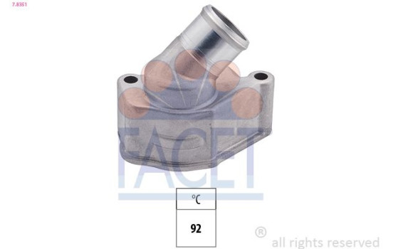 Thermostat, coolant Made in Italy - OE Equivalent 7.8351 Facet