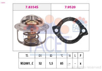 Thermostat, coolant Made in Italy - OE Equivalent 7.8354 Facet