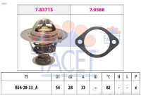 Thermostat, coolant Made in Italy - OE Equivalent 7.8371 Facet