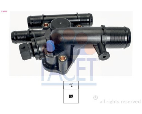 Thermostat, coolant Made in Italy - OE Equivalent 7.8506 Facet