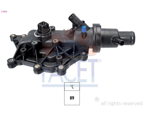 Thermostat, coolant Made in Italy - OE Equivalent 7.8509 Facet