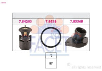 Thermostat, coolant Made in Italy - OE Equivalent 7.8559K Facet