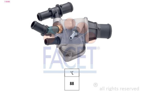 Thermostat, coolant Made in Italy - OE Equivalent 7.8585 Facet