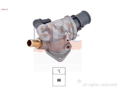 Thermostat, coolant Made in Italy - OE Equivalent