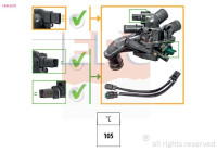 Thermostat, coolant Made in Italy - OE Equivalent