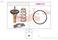 Thermostat, coolant Made in Italy - OE Equivalent