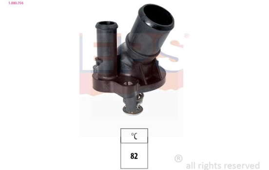 Thermostat, coolant Made in Italy - OE Equivalent