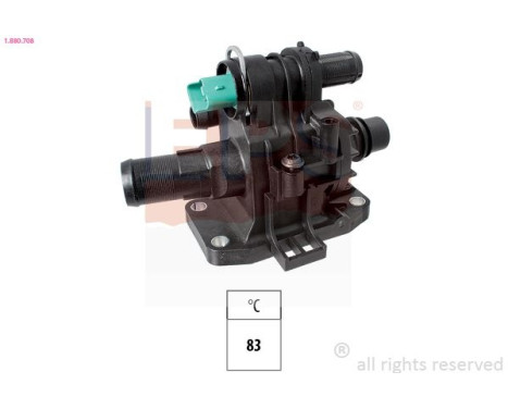 Thermostat, coolant Made in Italy - OE Equivalent