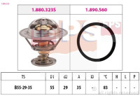 Thermostat, coolant Made in Italy - OE Equivalent