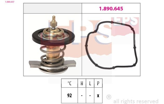 Thermostat, coolant Made in Italy - OE Equivalent