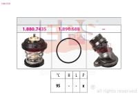 Thermostat, coolant Made in Italy - OE Equivalent