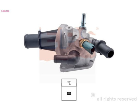 Thermostat, coolant Made in Italy - OE Equivalent