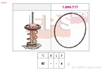 Thermostat, coolant Made in Italy - OE Equivalent