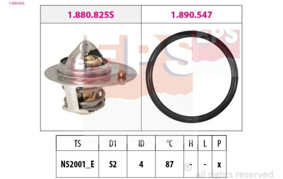 Thermostat, coolant Made in Italy - OE Equivalent