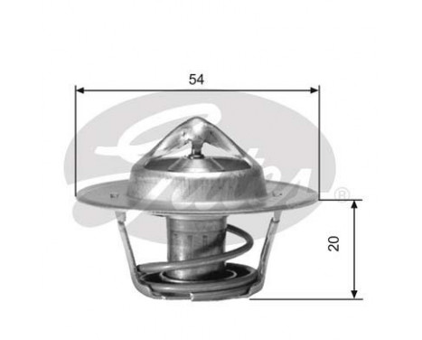 Thermostat, coolant TH00171G1 Gates