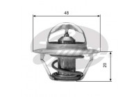 Thermostat, coolant TH00382G1 Gates