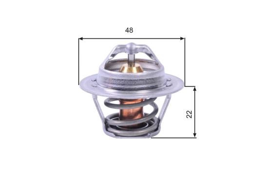 Thermostat, coolant TH00391G1 Gates, Image 2