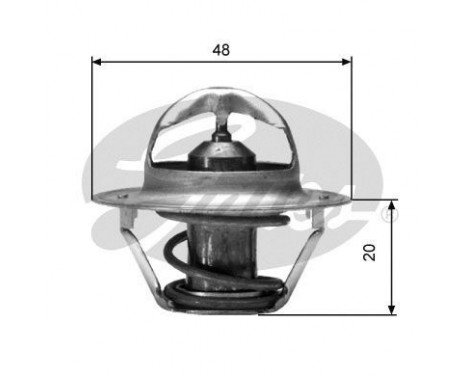 Thermostat, coolant TH00391G2 Gates, Image 2