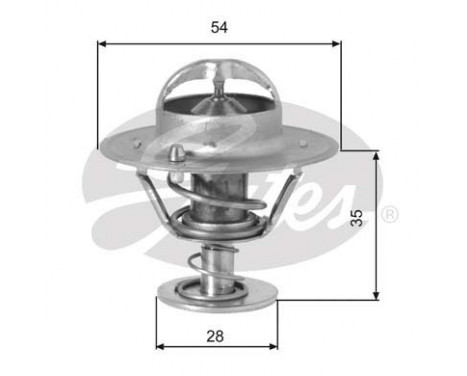 Thermostat, coolant TH00782G1 Gates