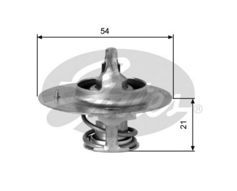 Thermostat, coolant TH03182G1 Gates