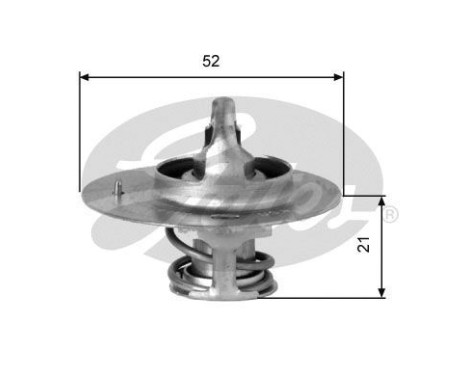 Thermostat, coolant TH03282G2 Gates, Image 2