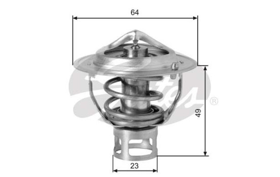 Thermostat, coolant TH04077 Gates