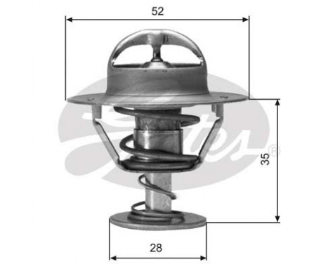 Thermostat, coolant TH04382G1 Gates