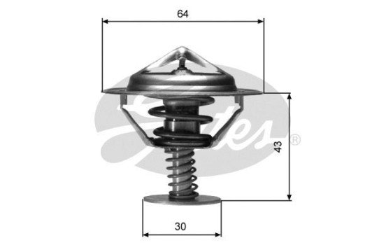 Thermostat, coolant TH05982G1 Gates