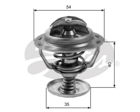 Thermostat, coolant TH06082G1 Gates