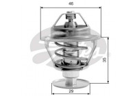 Thermostat, coolant TH10489G1 Gates