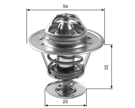 Thermostat, coolant TH11088G1 Gates, Image 2