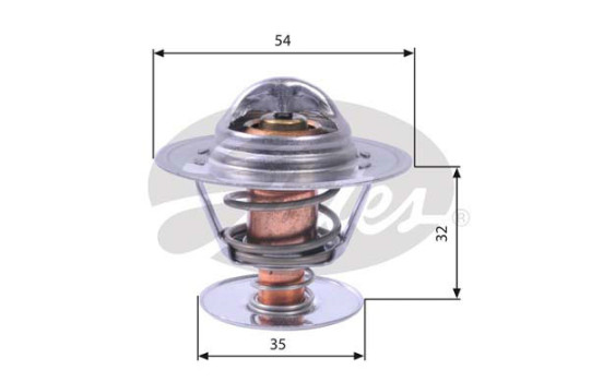 Thermostat, coolant TH11292G1 Gates