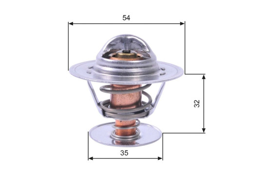 Thermostat, coolant TH11292G1 Gates, Image 2