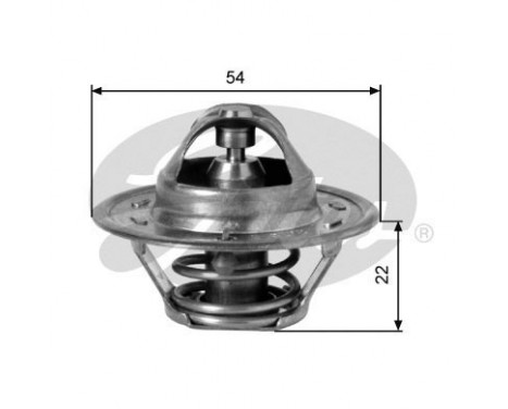 Thermostat, coolant TH12792G1 Gates