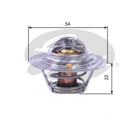 Thermostat, coolant TH12888G1 Gates