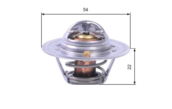 Thermostat, coolant TH12888G1 Gates, Image 2