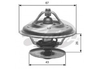 Thermostat, coolant TH13380G1 Gates