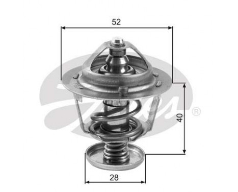 Thermostat, coolant TH24782G1 Gates