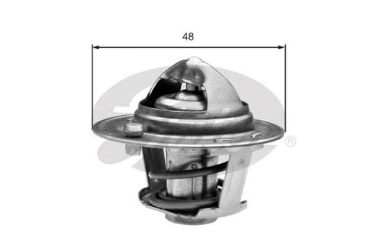 Thermostat, coolant TH25782G1 Gates