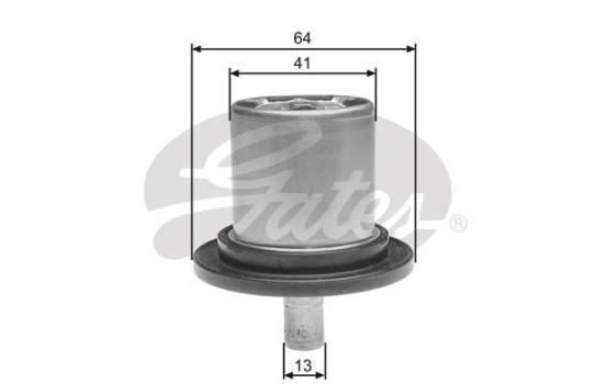 Thermostat, coolant TH25882G1 Gates